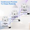 360Â° Ultrasonic Rodent Chaser Electronic Plug-in Mouse Control for Indoor Use Rodent Deterrent with Ultrasonic Sound