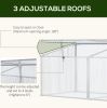 71"L x 21"W x 20.25"H Aluminum Vented Cold Frame Mini Greenhouse Kit