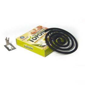Topone Black Mosquito Coil Plant Fibers Repellent Mosquitoes,130mm 5-days Delivery (size: 138mm)
