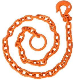 Multi-usage Stainless Steel Long Chain for Small Boats (Color: Orange, type: Hardware)
