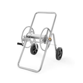 Outdoor Planting for Garden Yard Lawn Hose Reel Cart (Color: As pic show, type: 5/8'' & 175 ft)