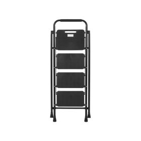 Garden Tools Portable Folding Ladder with Wide Anti-Slip Pedal (Color: Black, type: Style C)